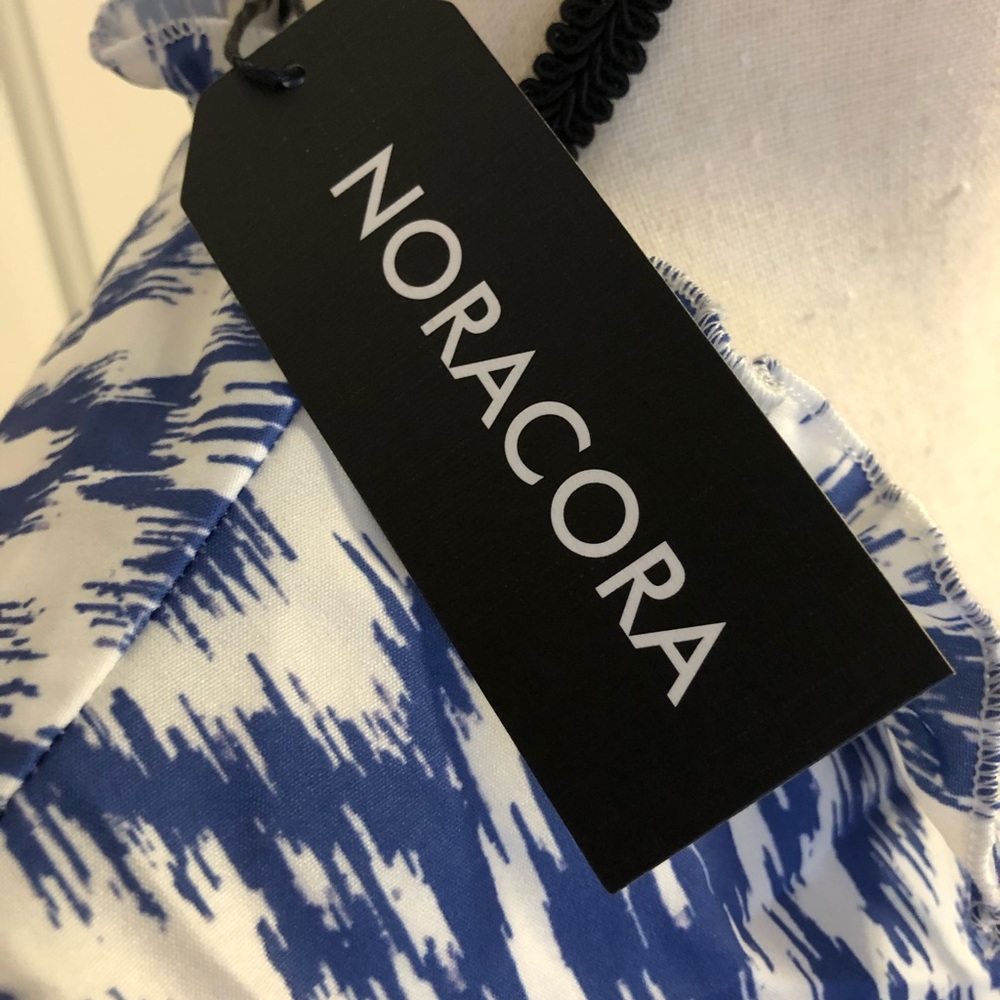 Blue Patterned Maxi Dress - Picture 6 of 11